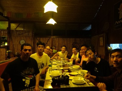 Dinner at the dining room